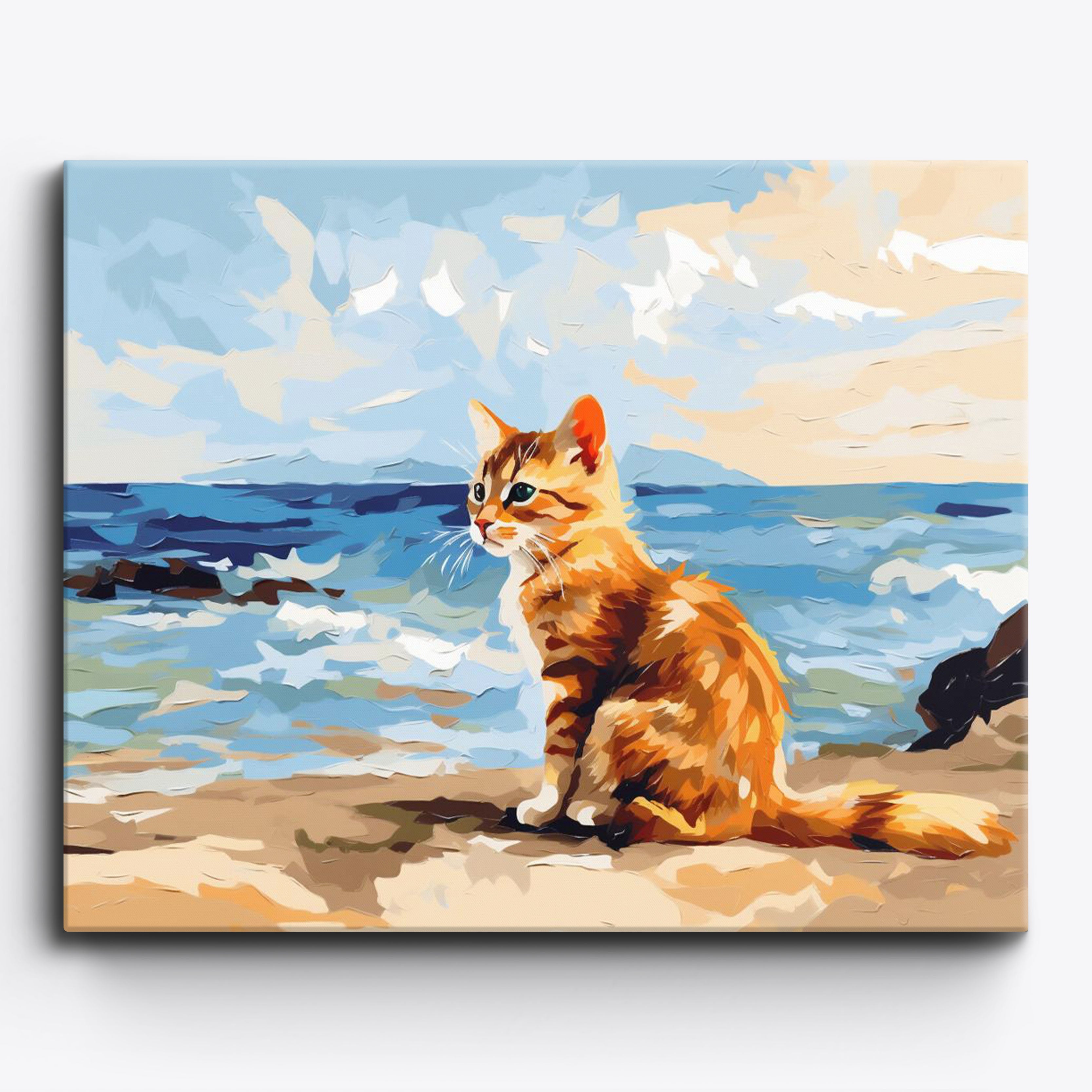 Beach Kitten No Frame