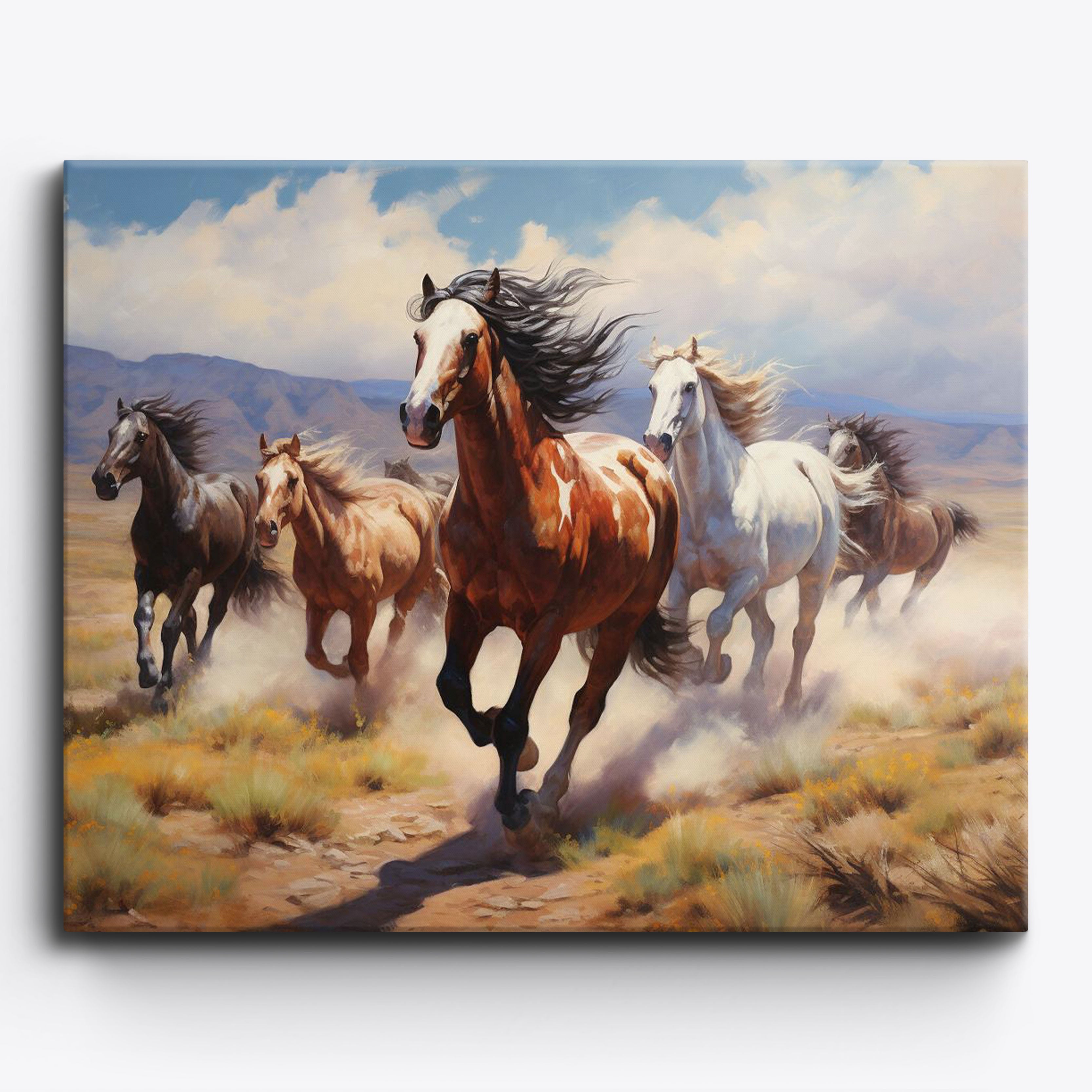 Desert Horse Gallop No Frame