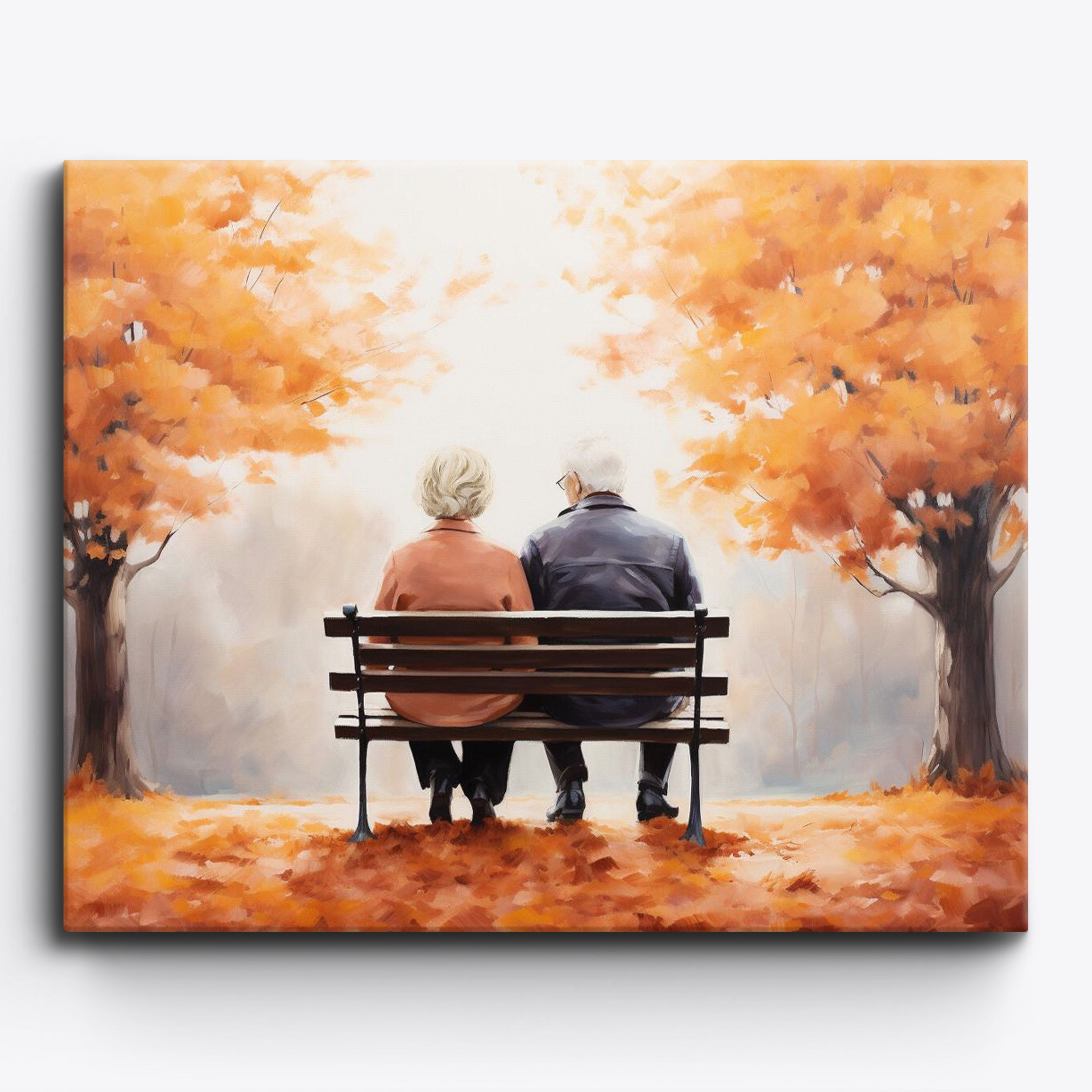 Elderly Couple No Frame