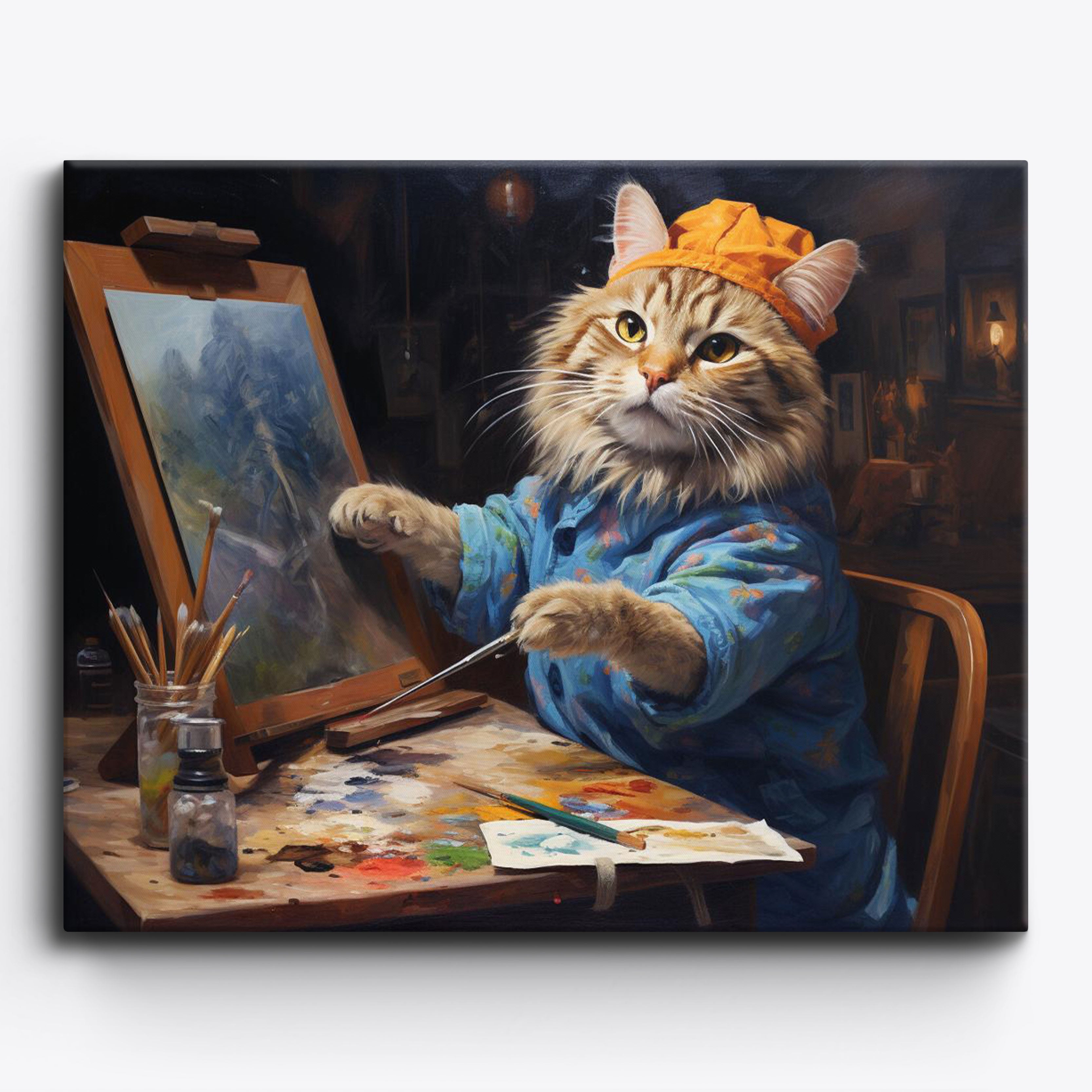 Feline Artist No Frame