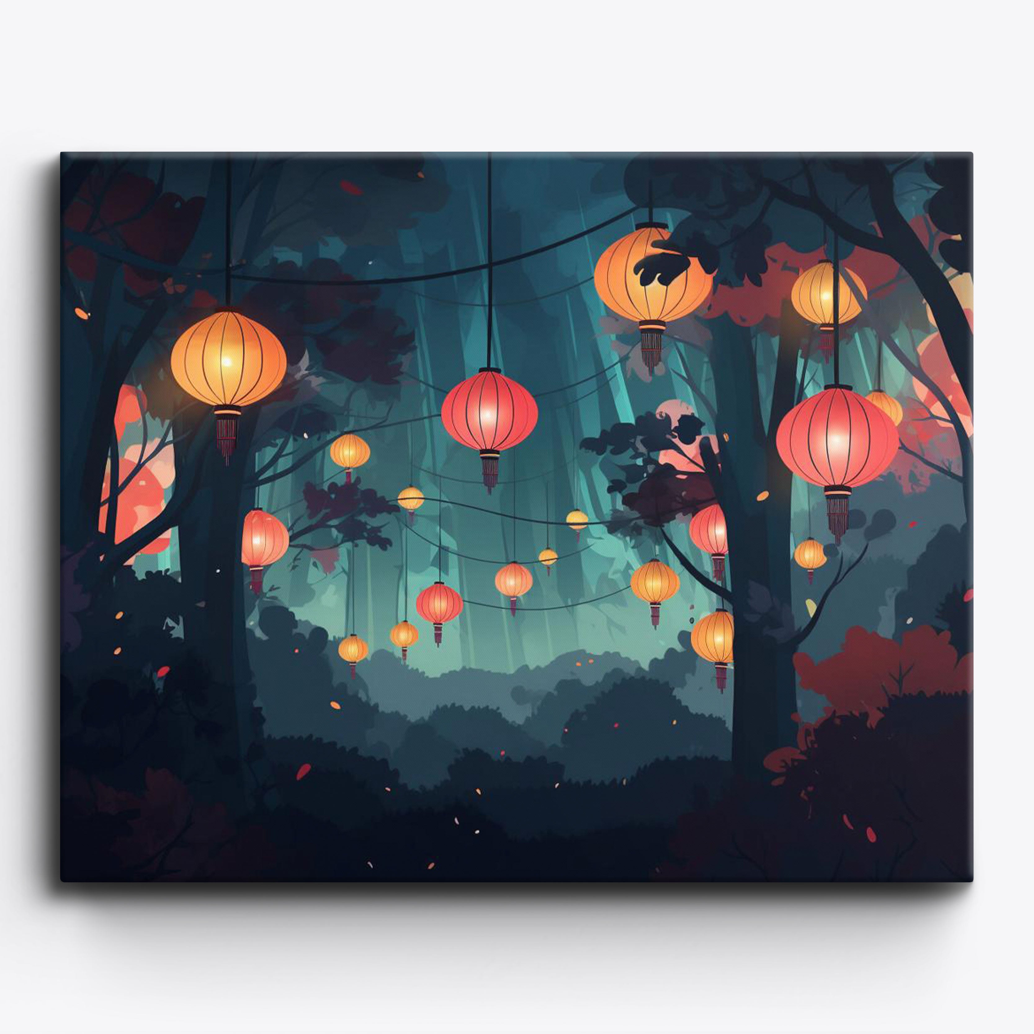 Flat Lanterns No Frame