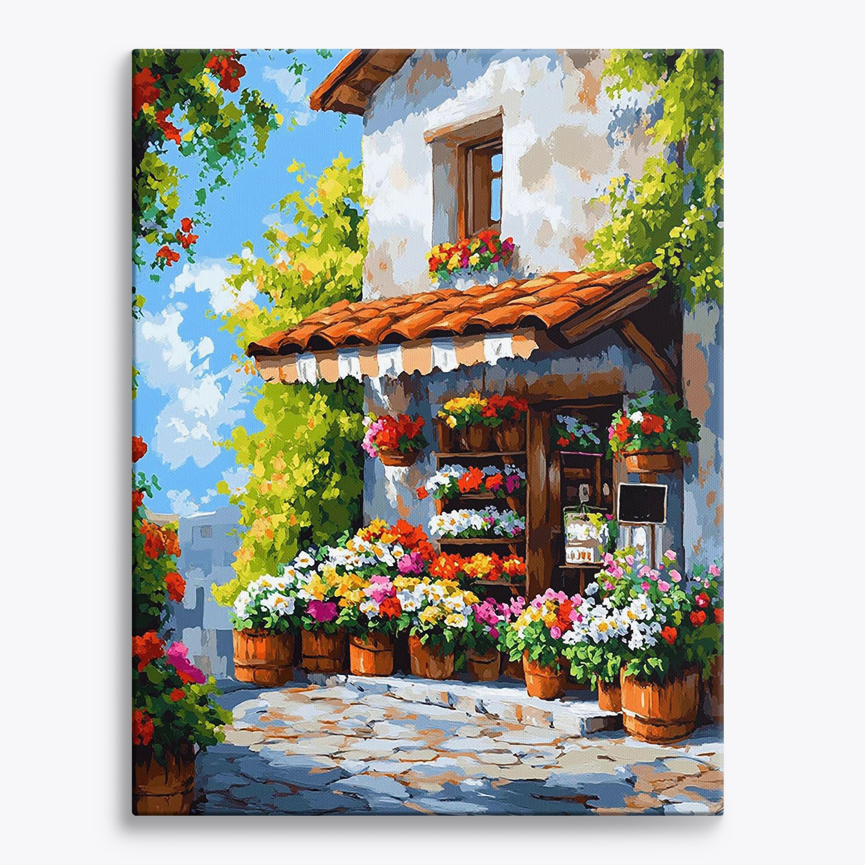 Floral Charm No Frame / Regular (19.7"x15.75"/50x40cm) / 24 colors