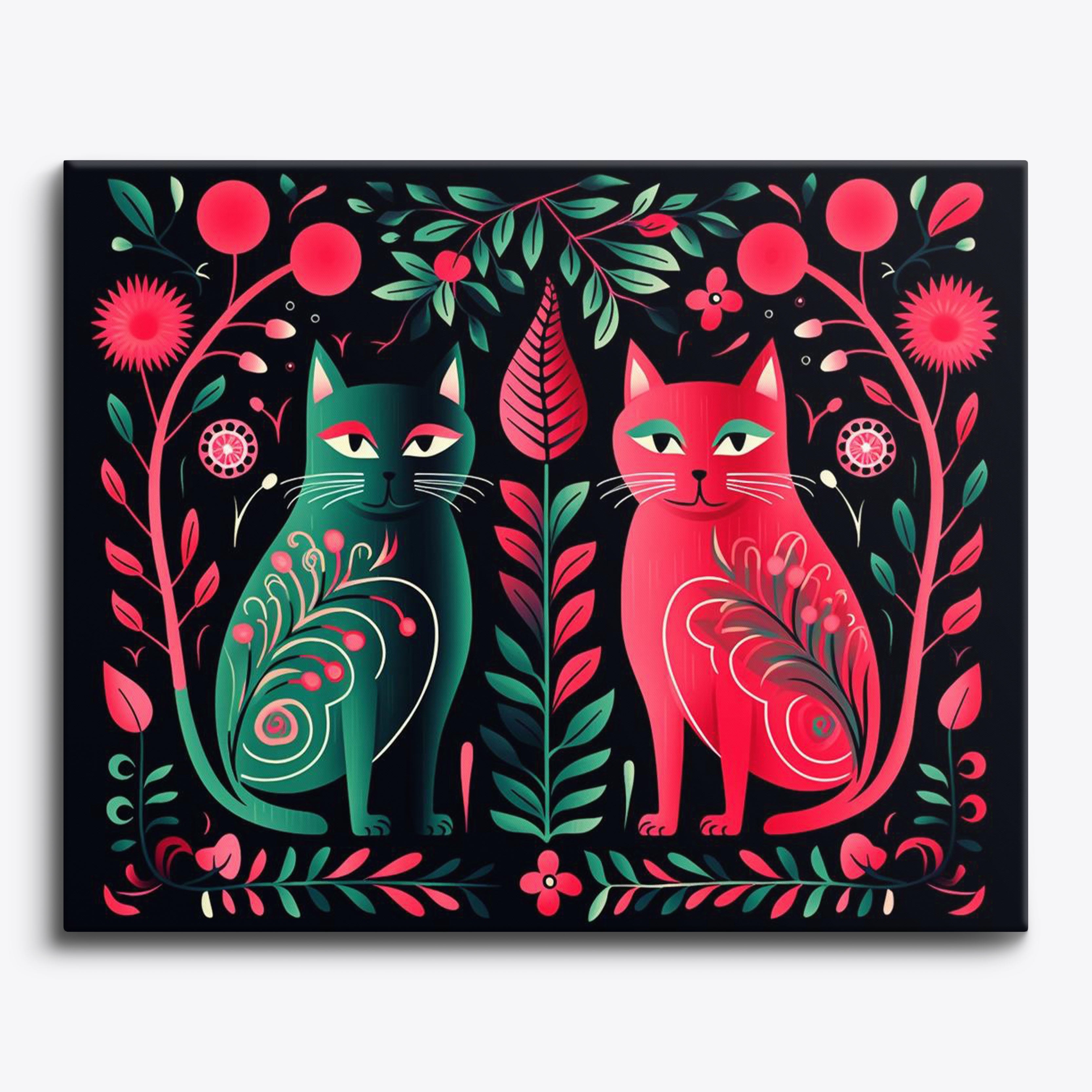 Folklore Felines No Frame / 24 colors