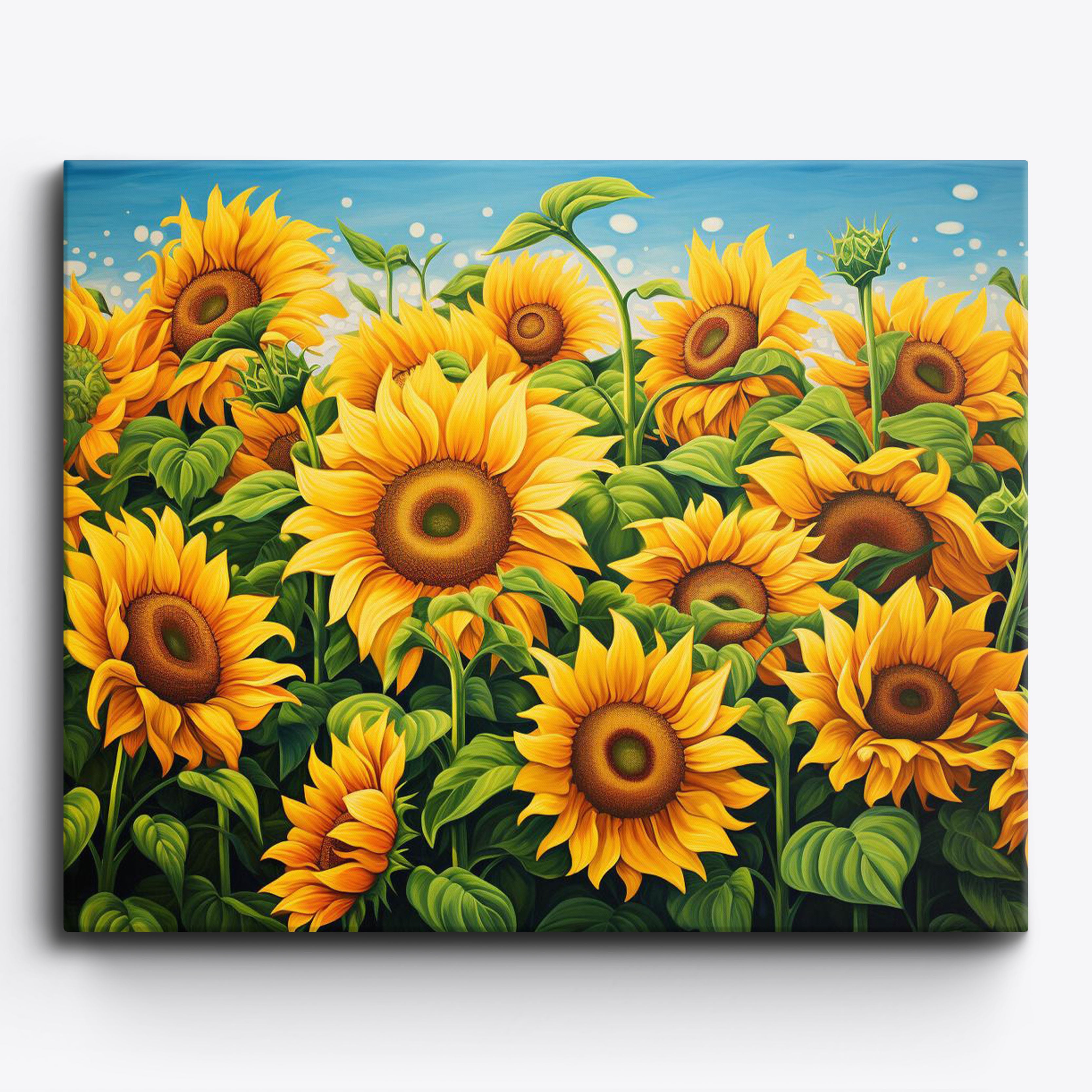 Golden Sunflower Meadow No Frame