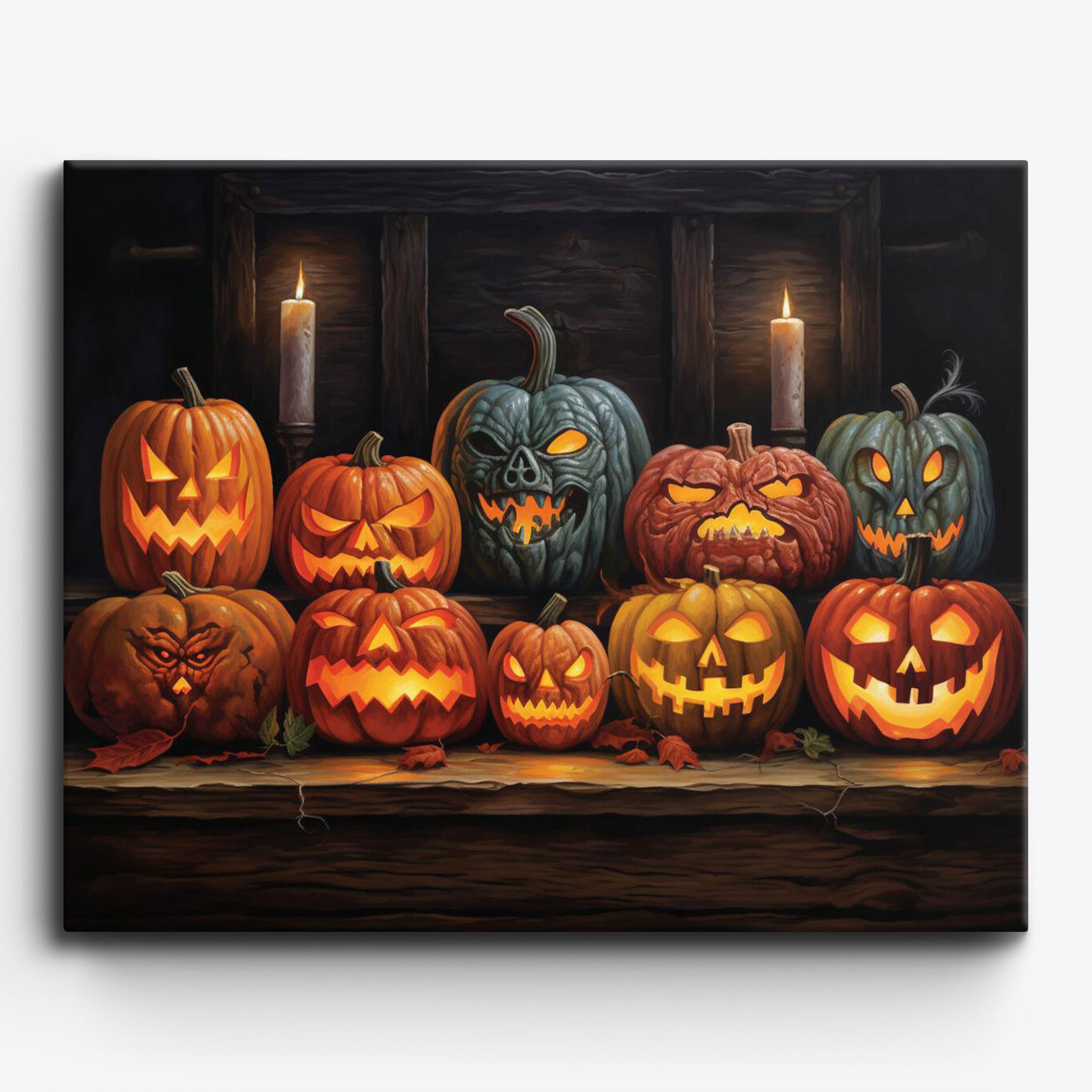 Halloween Pumpkin Set No Frame