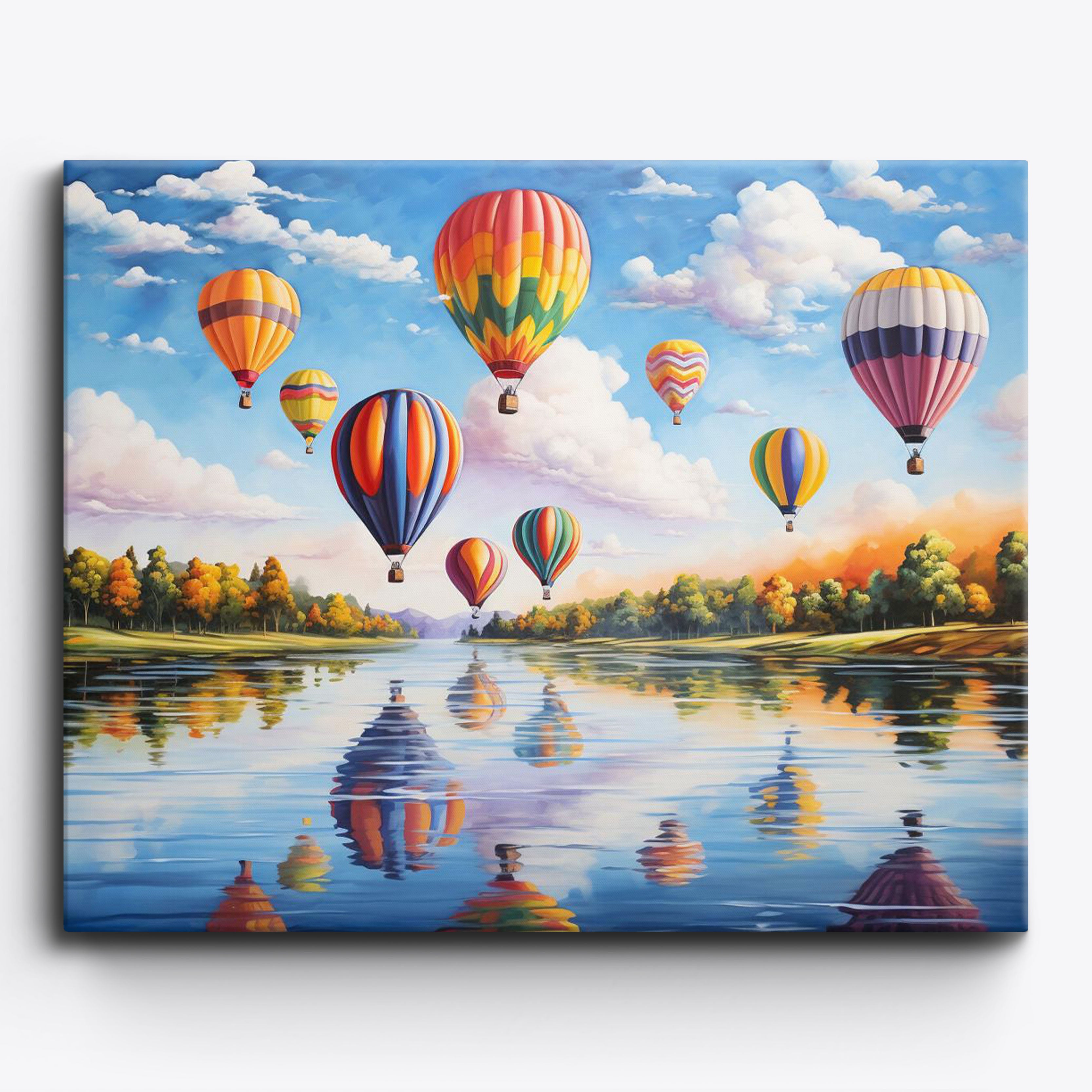 Hot Air Balloon Elegance No Frame