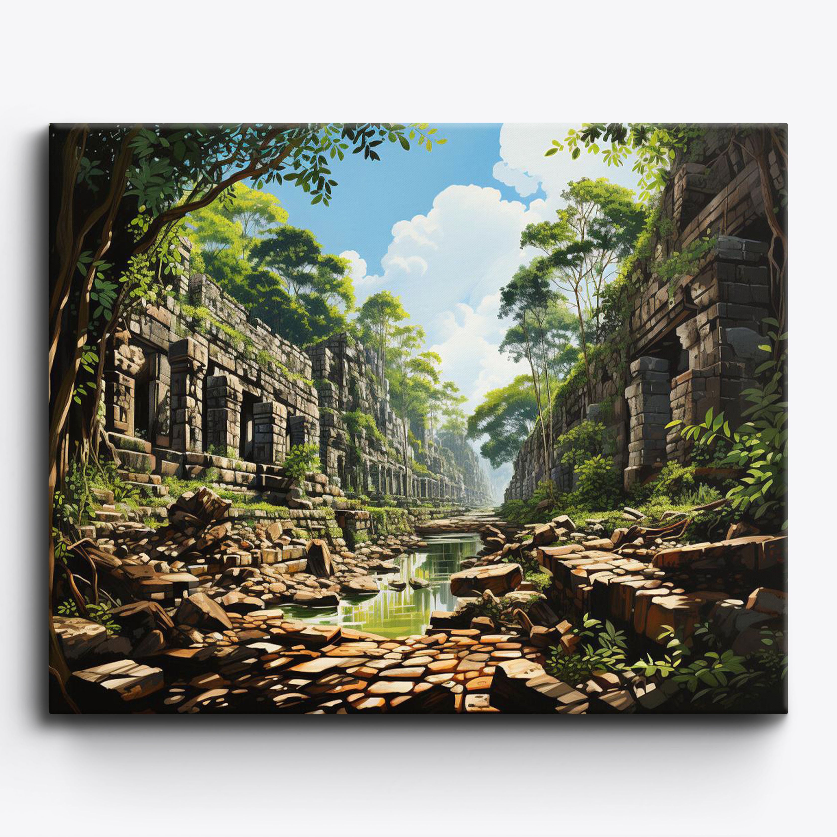 Jungle Ruins No Frame