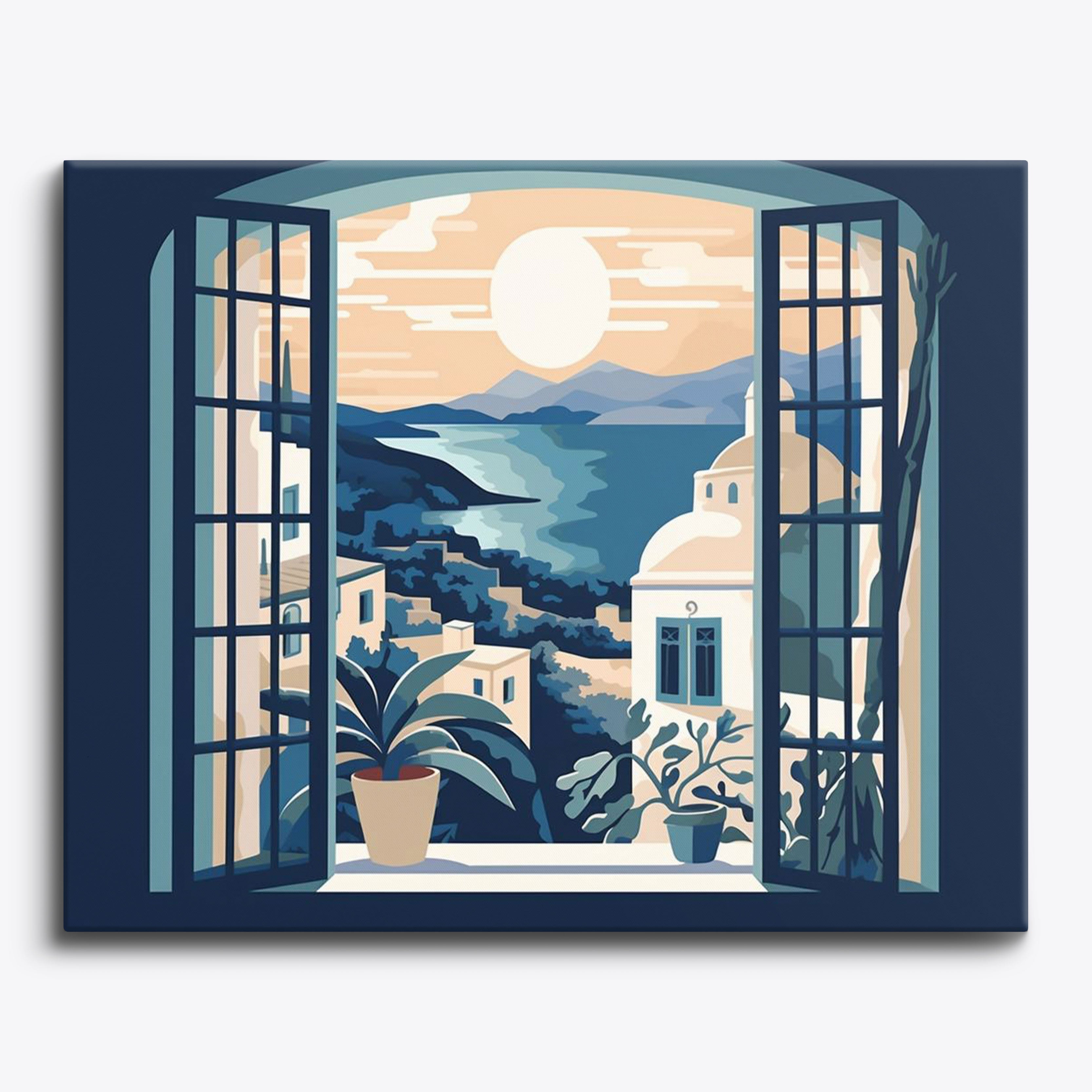 Mediterranean Reverie No Frame / 24 colors