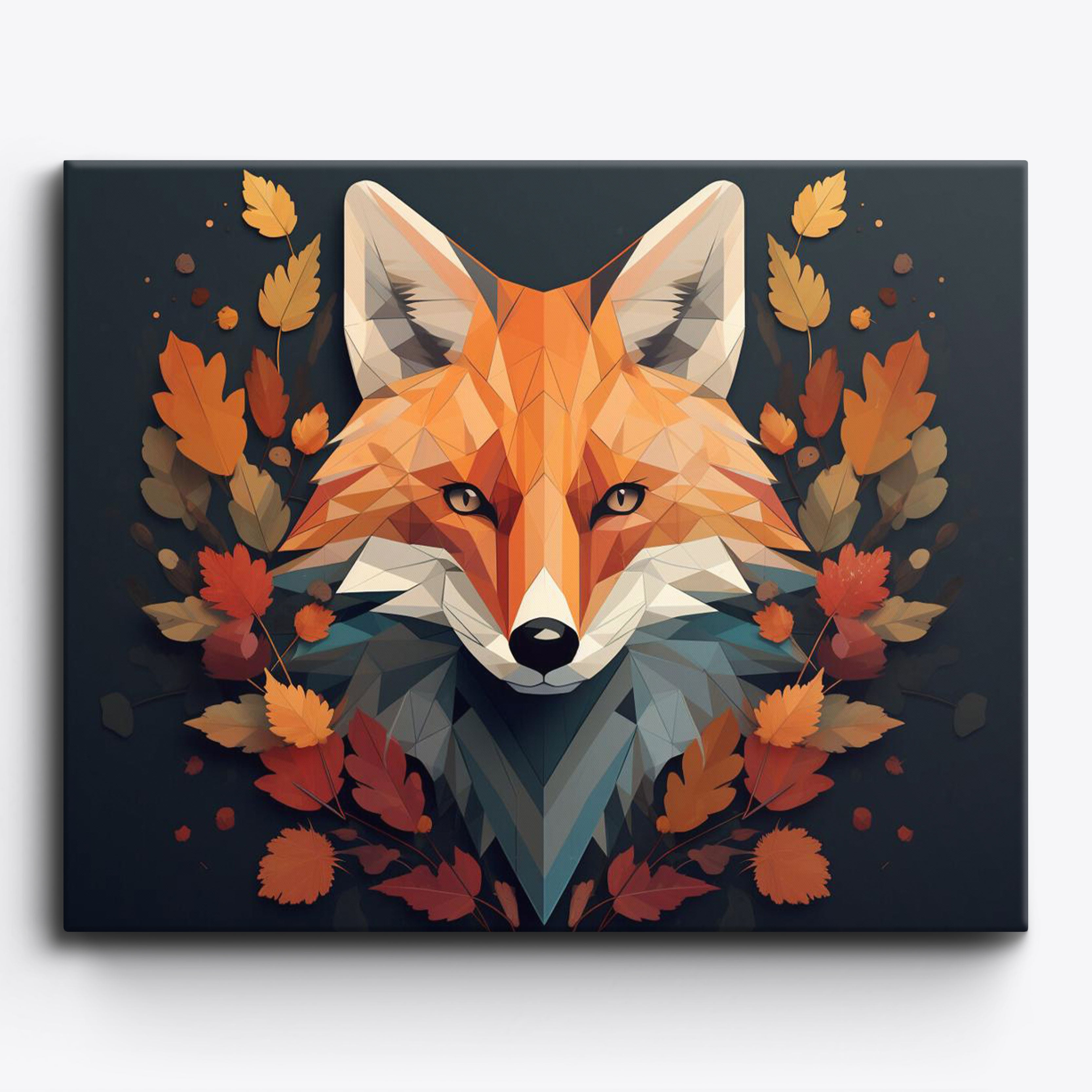 Minimalist Fox Face No Frame