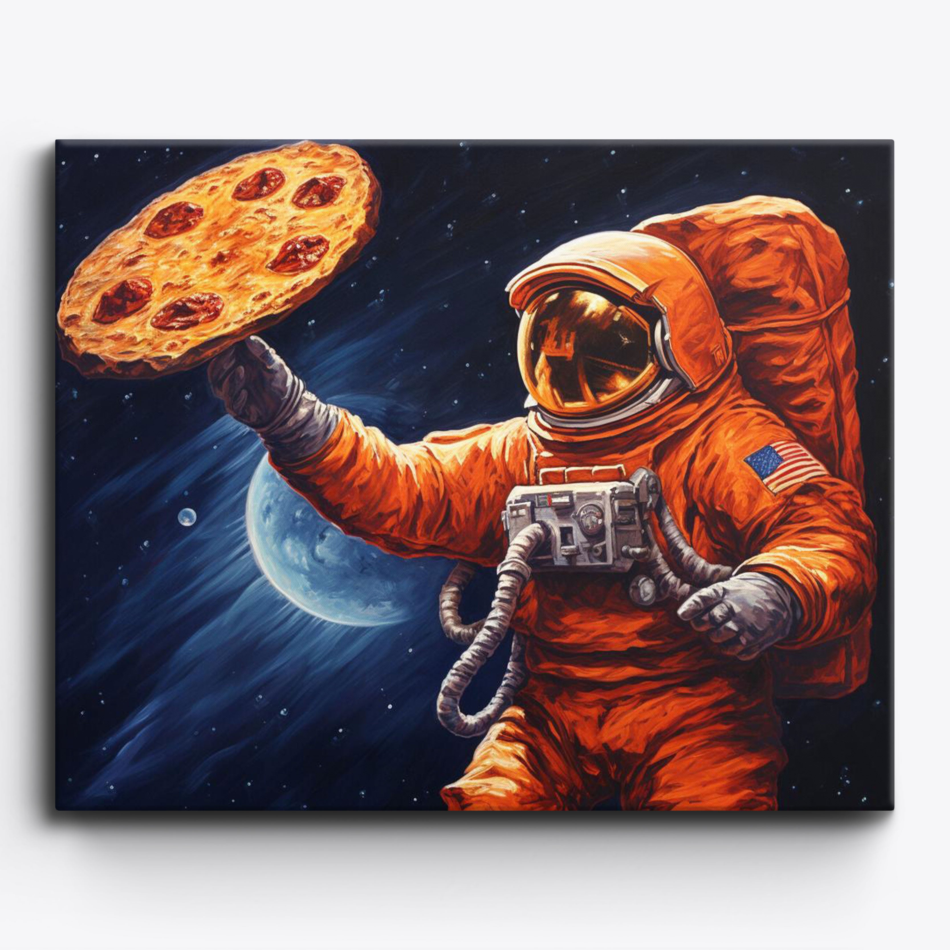 Pizza Astronaut No Frame