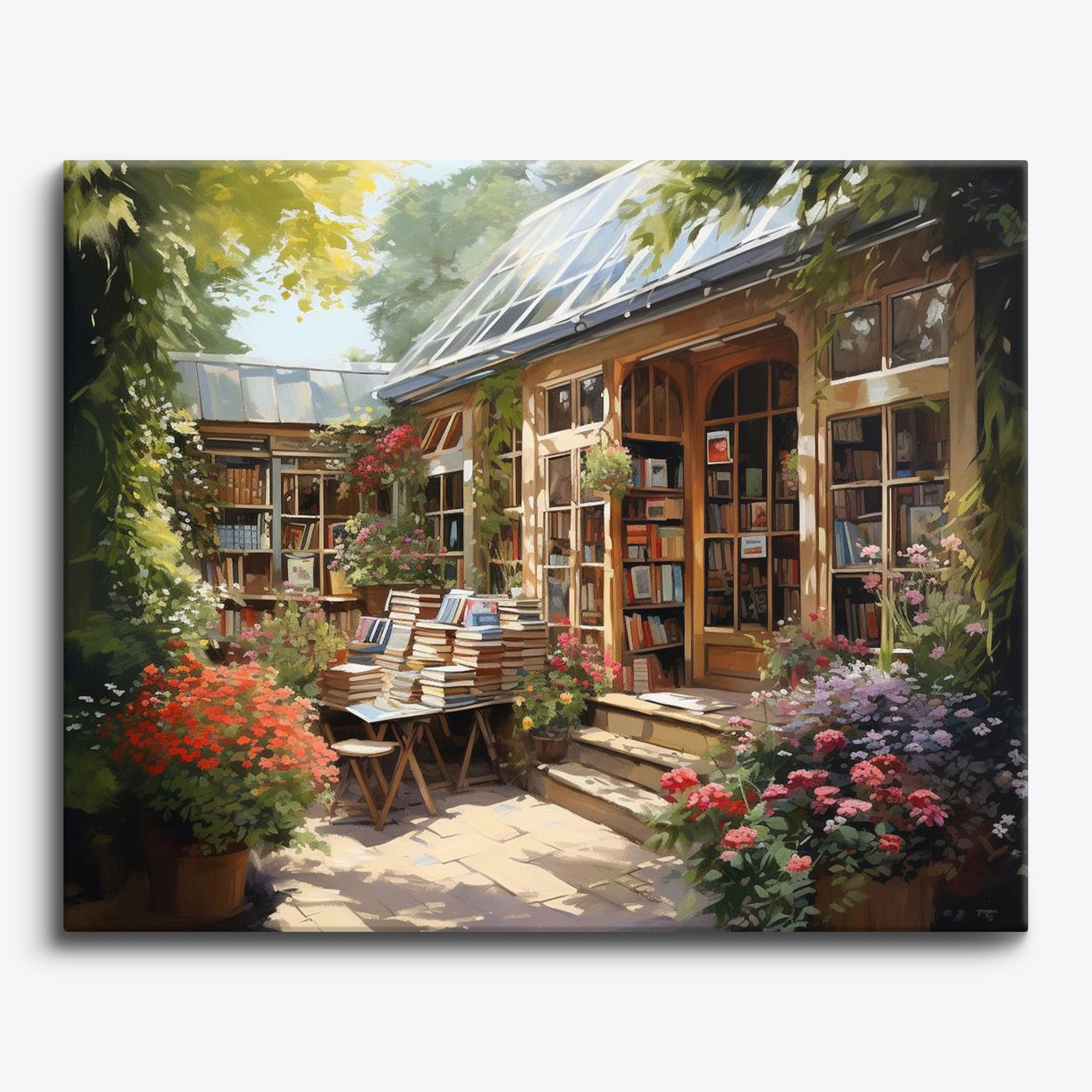 Quaint Bookshop No Frame