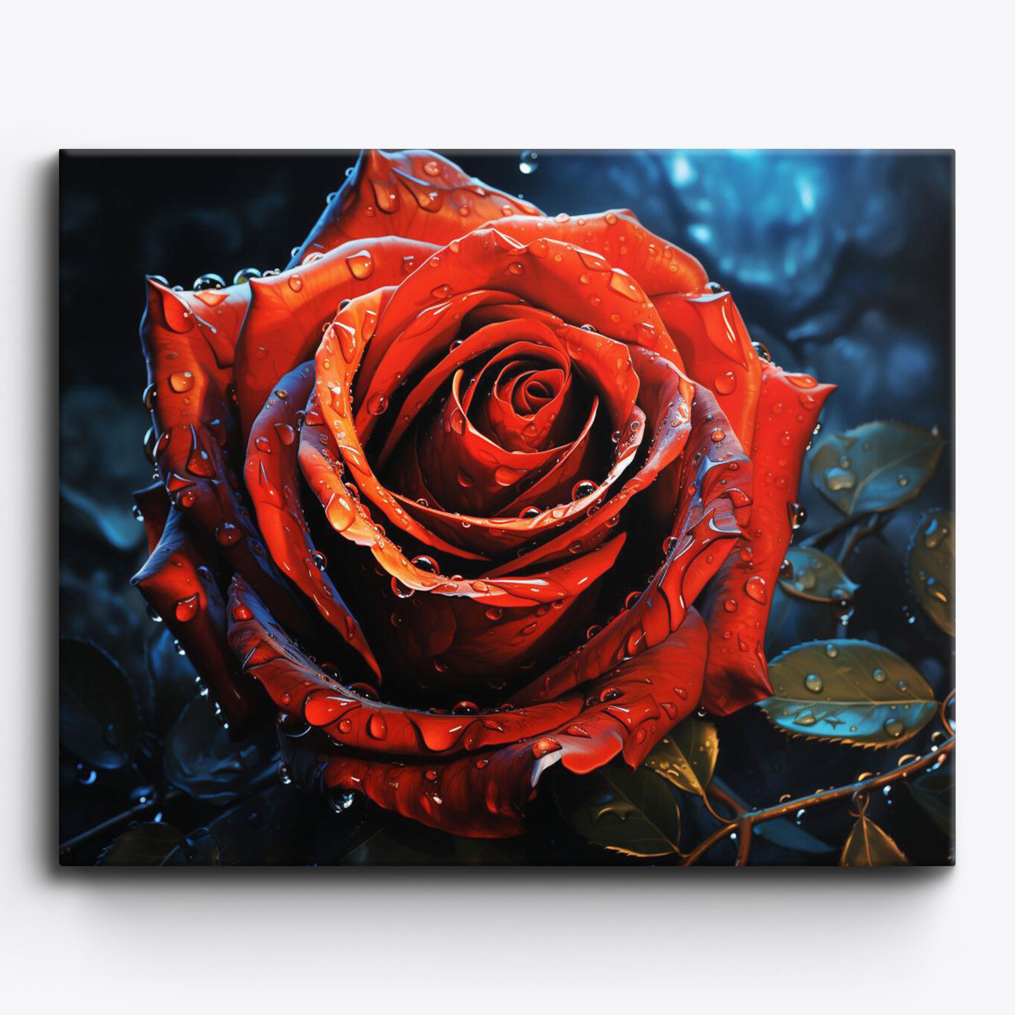 Realistic Rose Evening No Frame