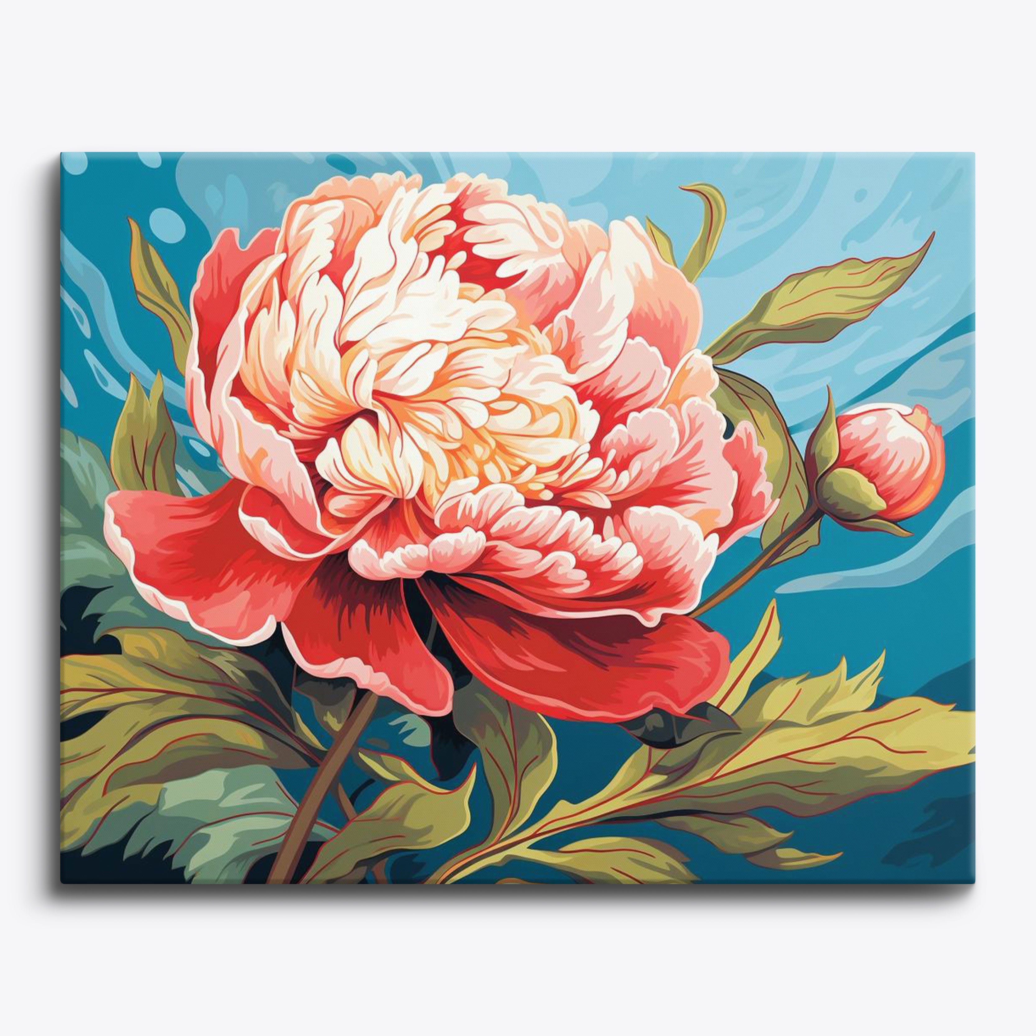 Shaded Peony No Frame / 24 colors