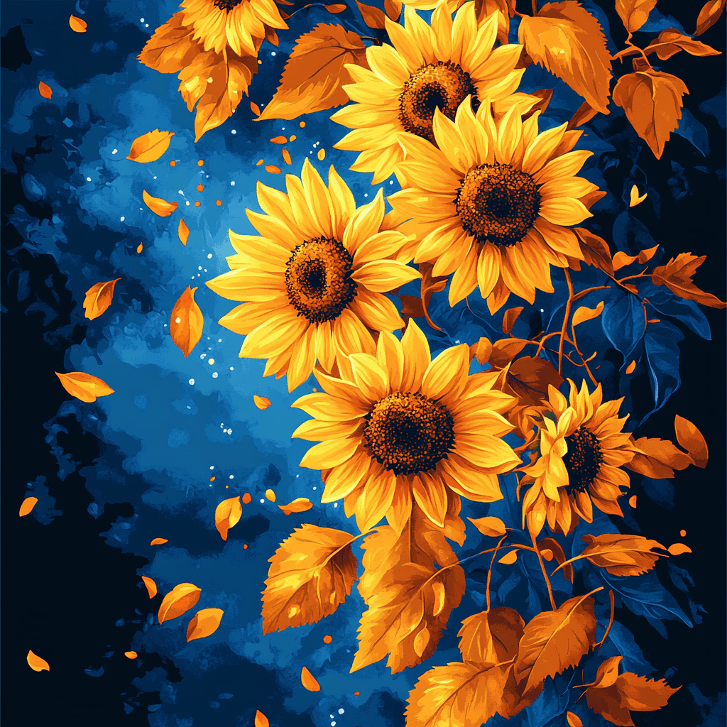 Spiral Sunflowers