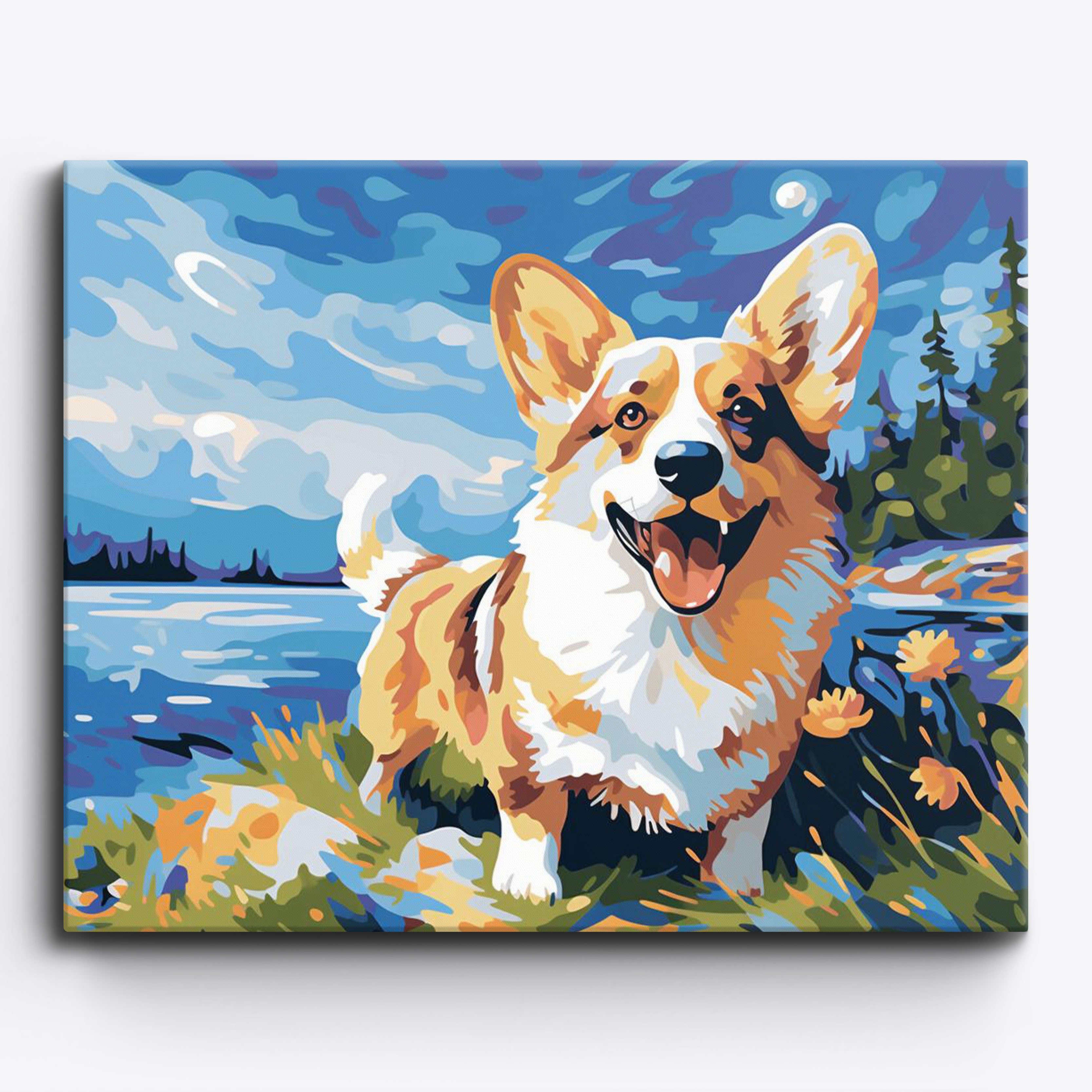 The Majestic Corgi Parade No Frame