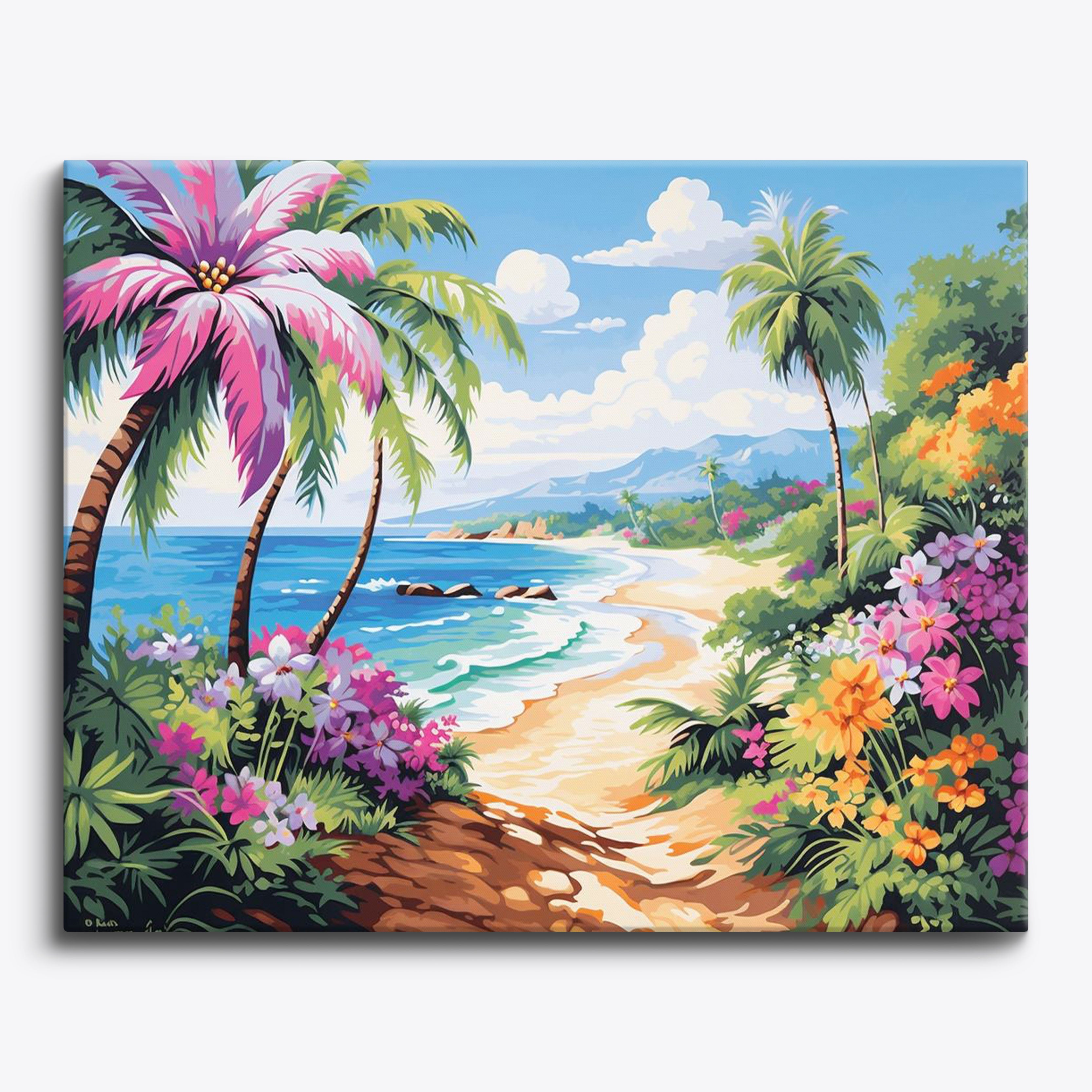 Tropical Shores No Frame / 24 colors