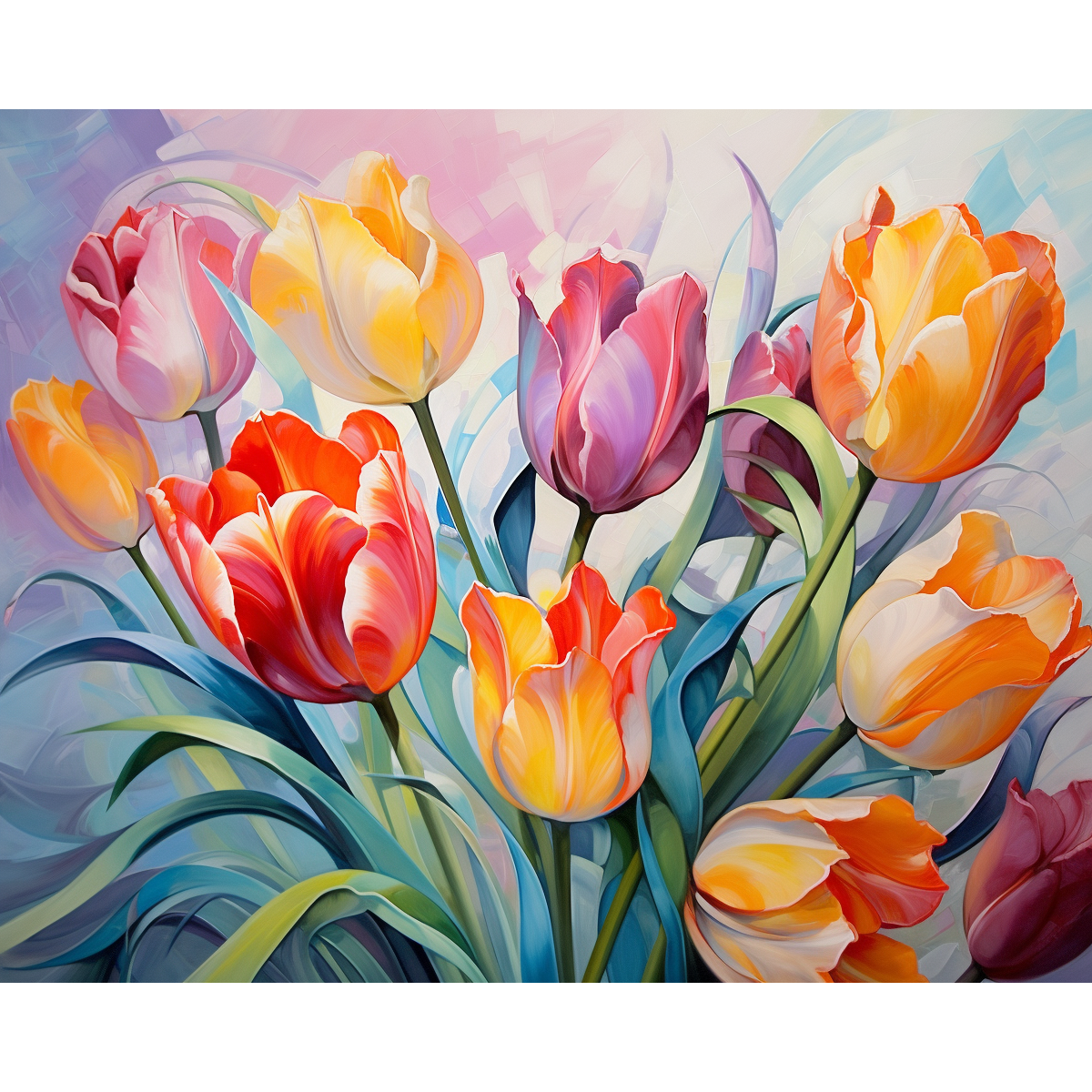 Colorful Tulip Bouquet