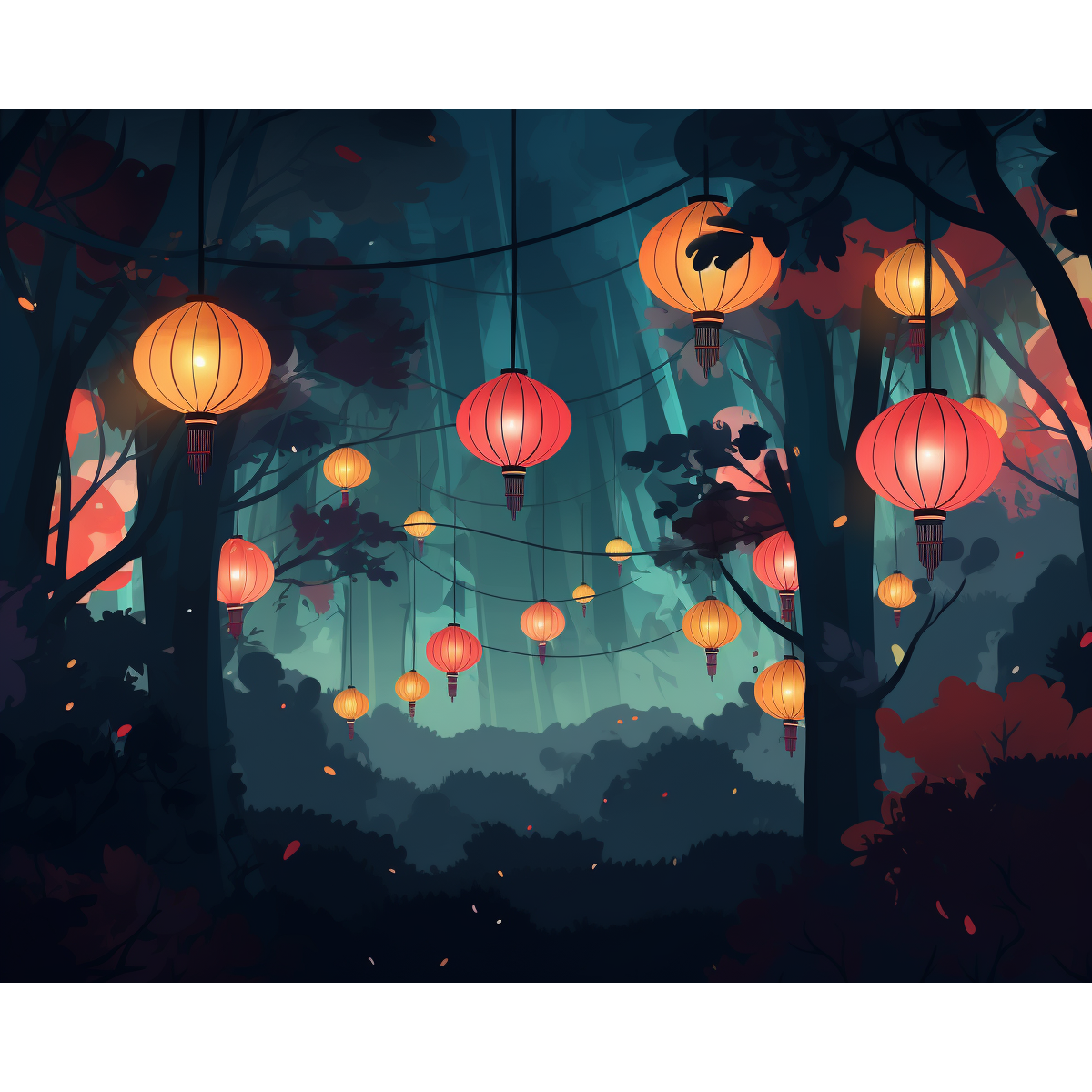 Flat Lanterns