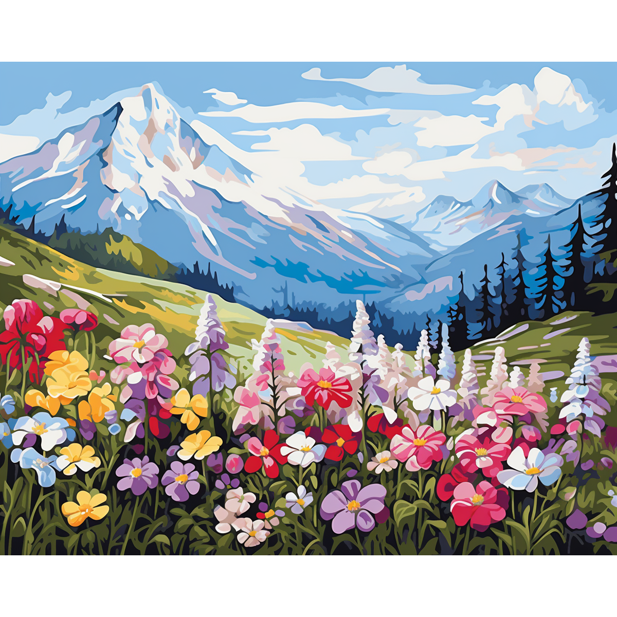 Floral Mountain Vista