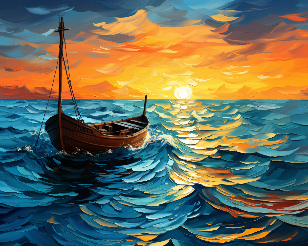 Ocean Sunset Journey