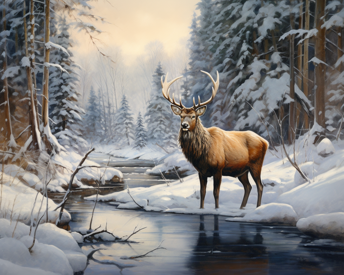 Winter Elk